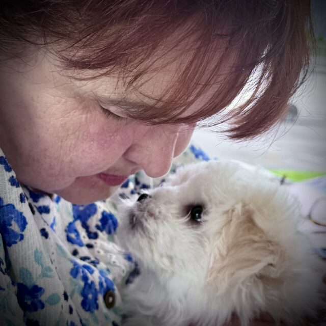 Eileen with Isla